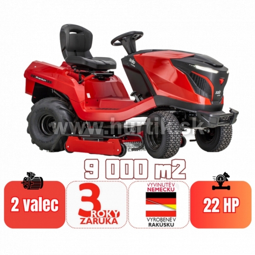 Traktor mulčovací na vysokú trávu T 22-110.4 HDH-A V2 PREMIUM, záber 110cm, AL-KO Pro 700 V2 /  22HP - 2 valec